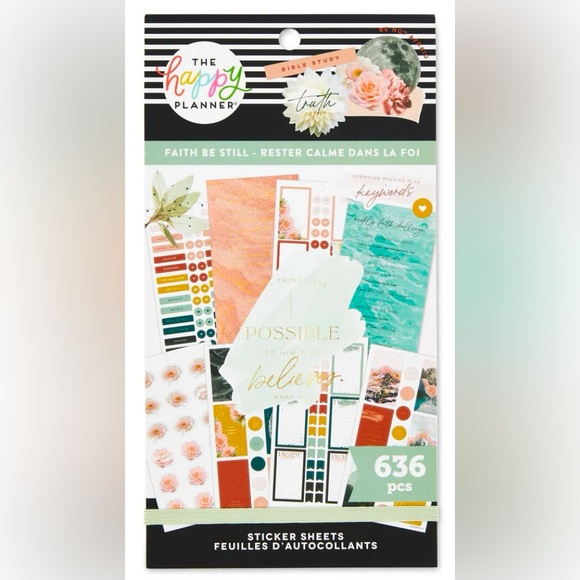 Happy Planner BE STILL FAITH Sticker Book - Picture 1 of 5